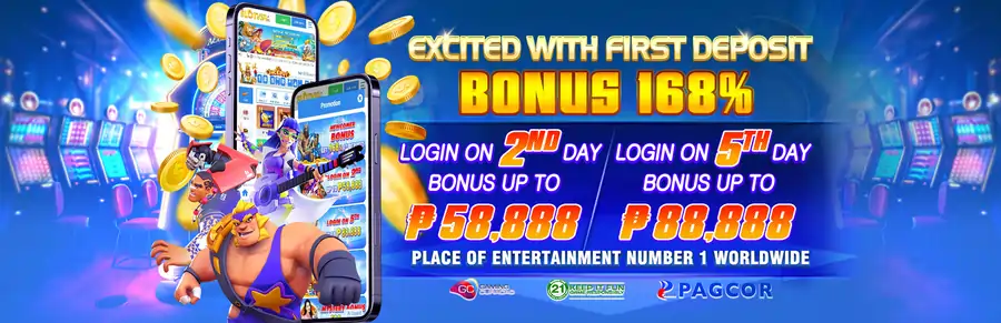 LOGIN ON BONUS 58,888